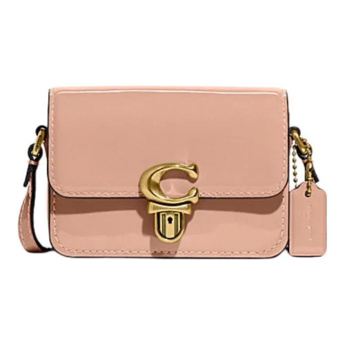 COACH Studio Cow Leather Shoulder Bag Crossbody Bag Mini Women's Pink