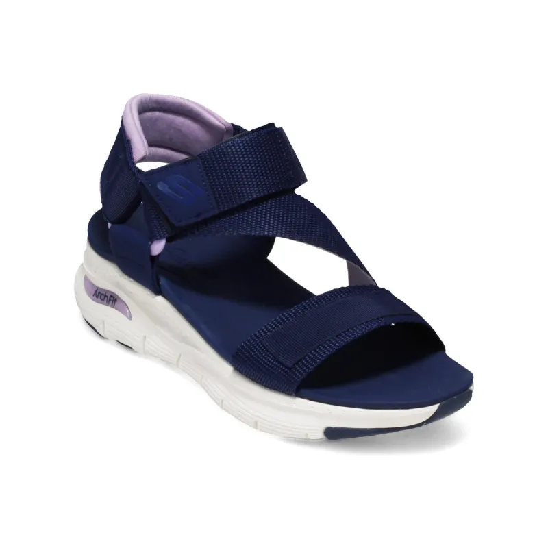 Skechers Arch Fit Series Beach Sandals Women's Blue/Purple-2