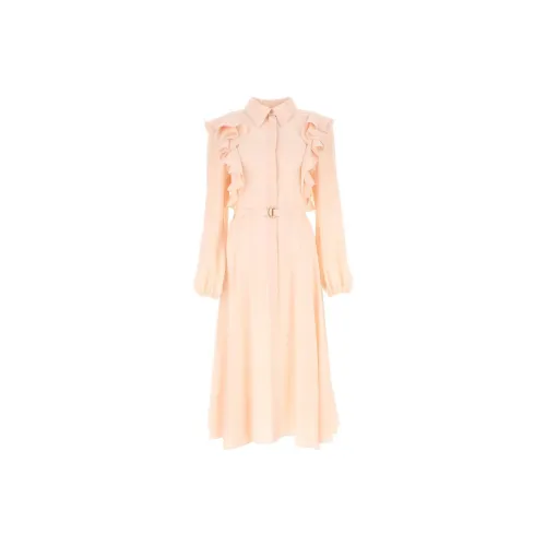 Chloé Long-Sleeved Dresses Women's Pink