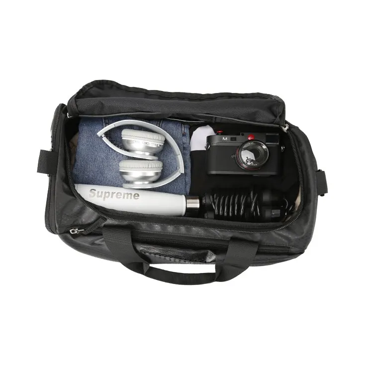 RIOREX Polyamide Travel Bag Sports & Fitness Bag Portable Crossbody Training Bag Travel Bag Regular Unisex Black-3