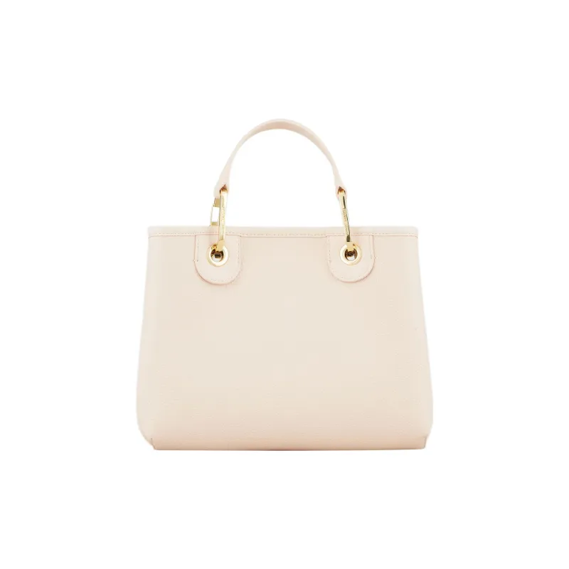 EMPORIO ARMANI Polyurethane Shoulder Bag, Crossbody Bag, Handbag Medium Size Women's Beige-2