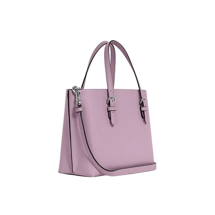 COACH Mollie Cow Leather Tote Bag Shopping Bag Handbag Shoulder Bag Crossbody Bag Medium Size Women's Purple Lilac-1