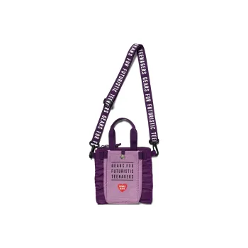 HUMAN MADE Nylon Tote Bag, Shopping Bag, One Shoulder Handbag, Crossbody Bag Regular Unisex Purple Patchwork