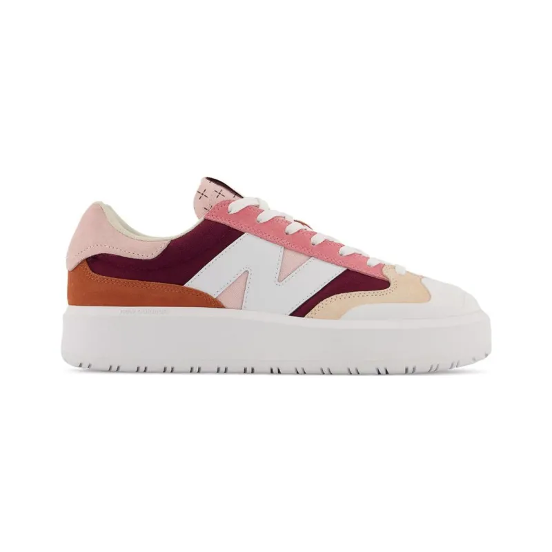 New Balance NB 302 BIG HEART Anti-Slip And Wear-Resistant Lightweight Low-Top Skateboard Shoes Unisex Pink-1
