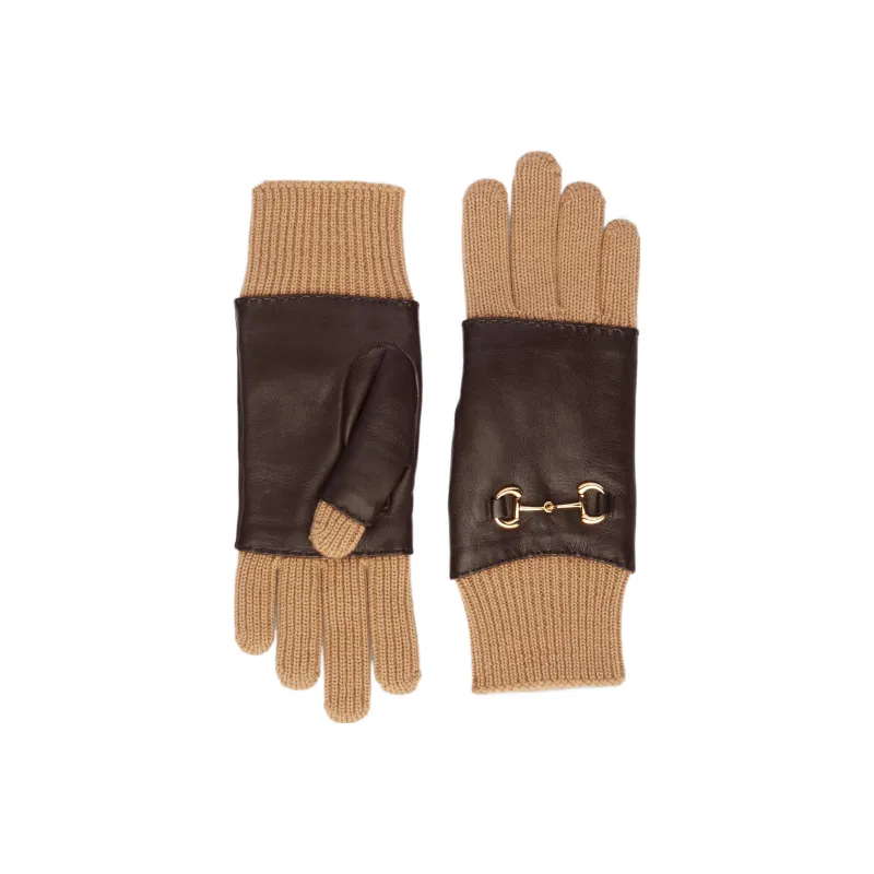 GUCCI Gloves Women's Brown-1