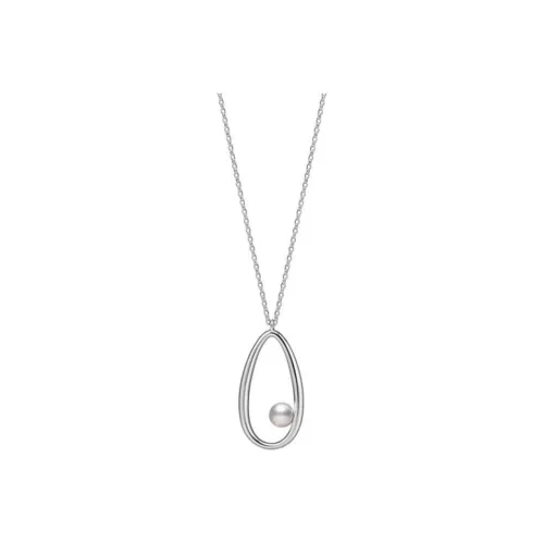 MIKIMOTO Necklaces Women's Silver