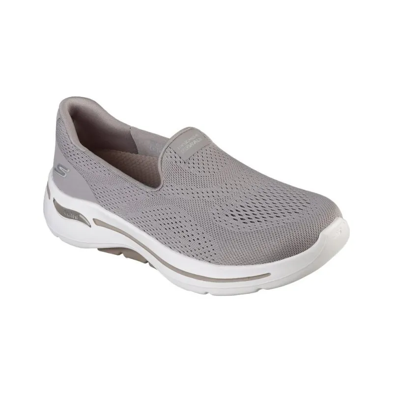 Skechers Go Walk Arch Fit Cushioning, Slip Resistant, Abrasion Resistant, Breathable Low Top Casual Shoes Women's Taupe-2