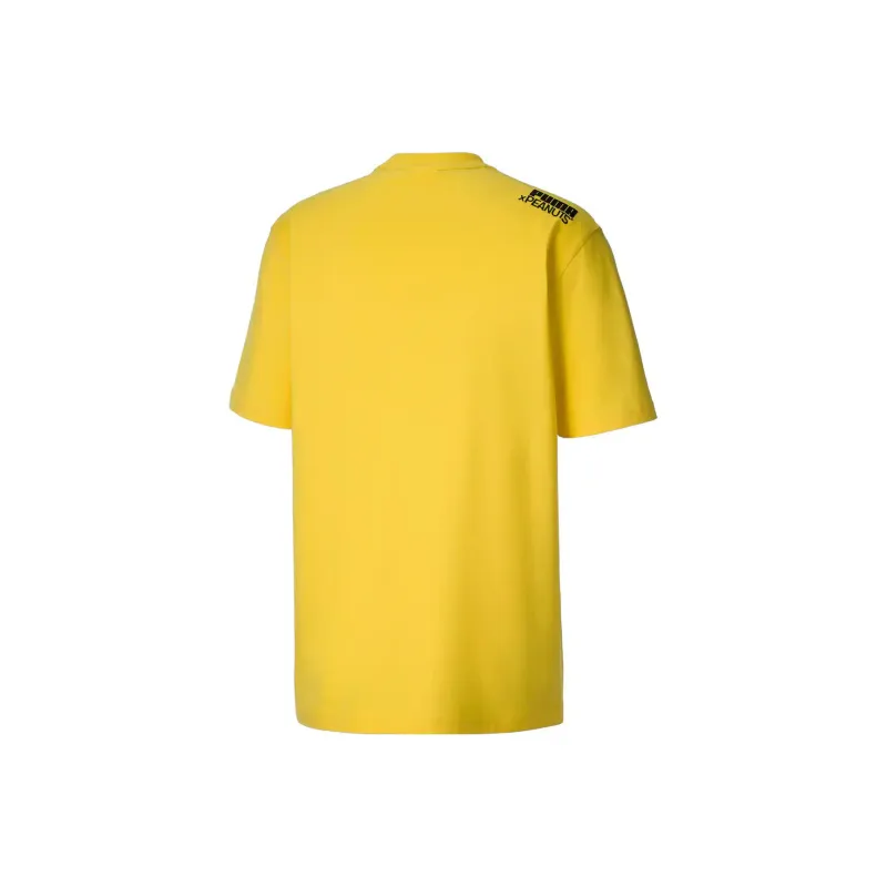 PUMA T Shirts Unisex Yellow-1
