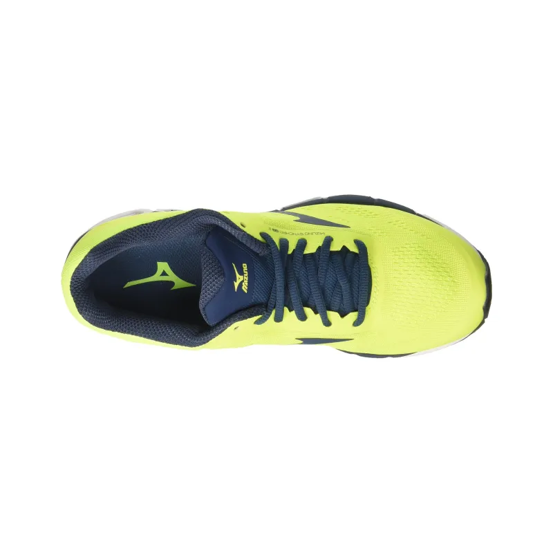 Mizuno Cushioned Wear-Resistant Slip-Resistant Low-Top Running Shoes Men's Yellow Navy-2