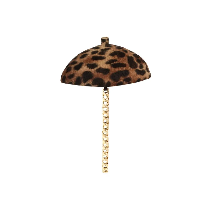 GUCCI Cotton Cow Leather Berets Unisex-1