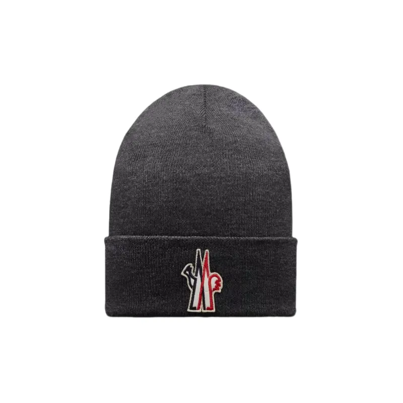 Moncler Beanies Men Dark Gray-0