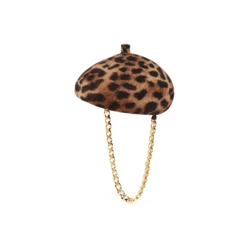 GUCCI Cotton Cow Leather Berets Unisex-0
