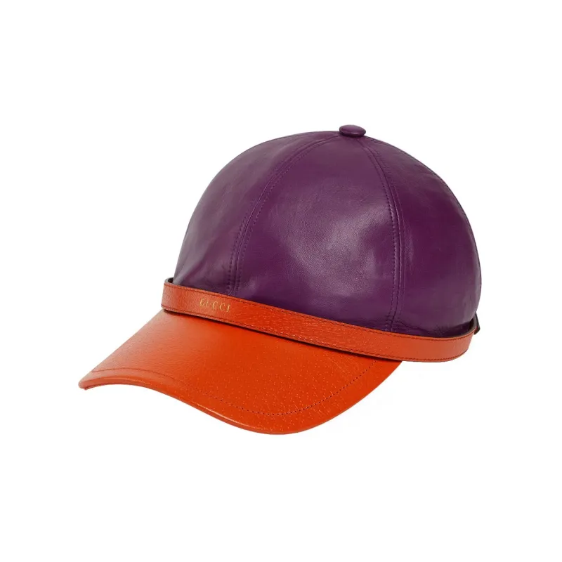 GUCCI Leather Baseball Caps Unisex-0