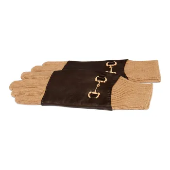 GUCCI Gloves Women's Brown