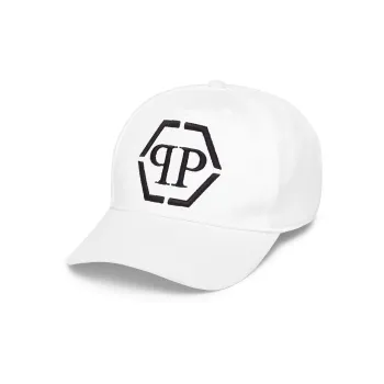 PHILIPP PLEIN Baseball Caps Unisex White