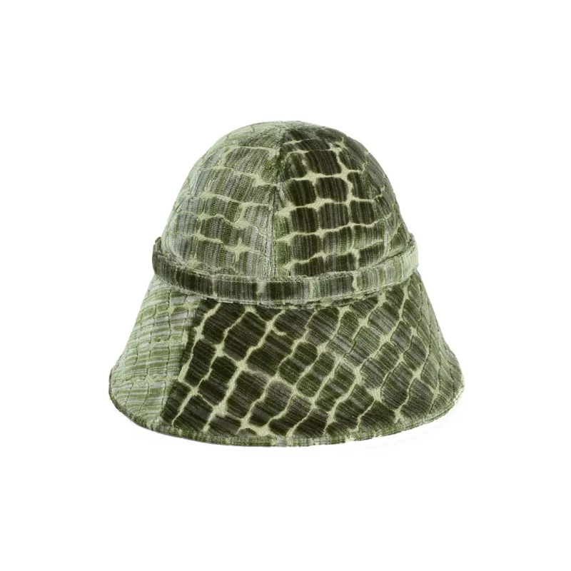 GUCCI Cotton Bucket Hats Unisex Green-1