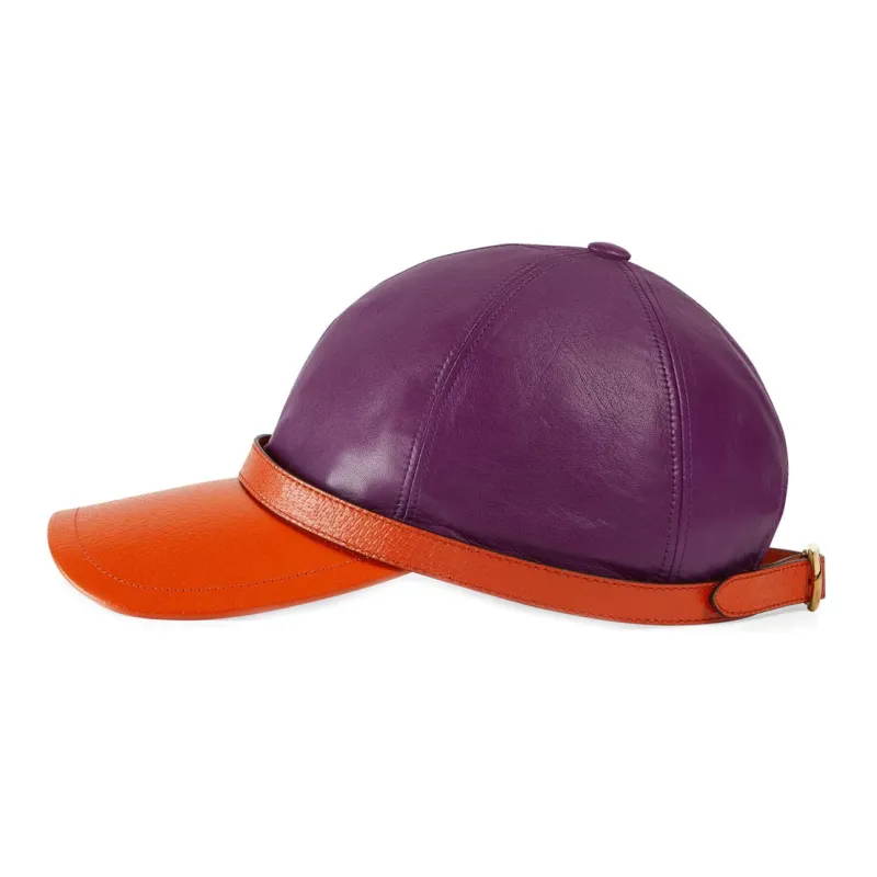 GUCCI Leather Baseball Caps Unisex-1