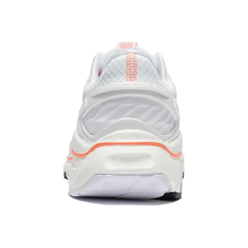 LiNing Furious Rider 5 Cushioning Slip Resistant Low Top Running Shoes White-4