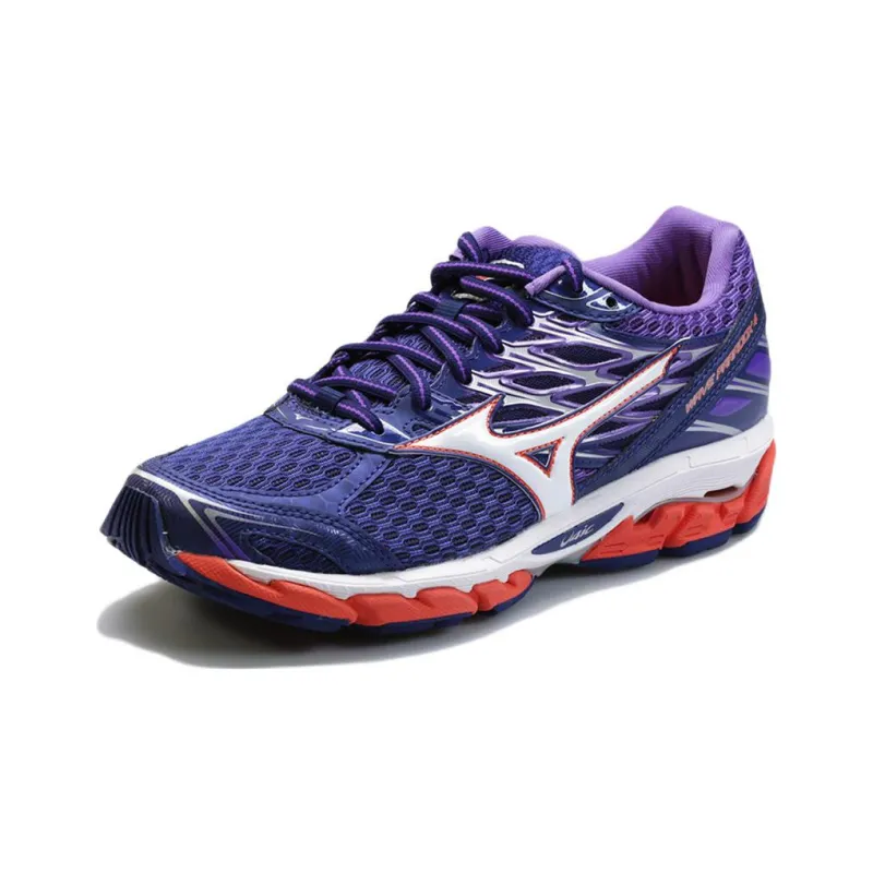 Mizuno Wave Paradox 4 Low Tops Wear resistant Purple White Orange-2