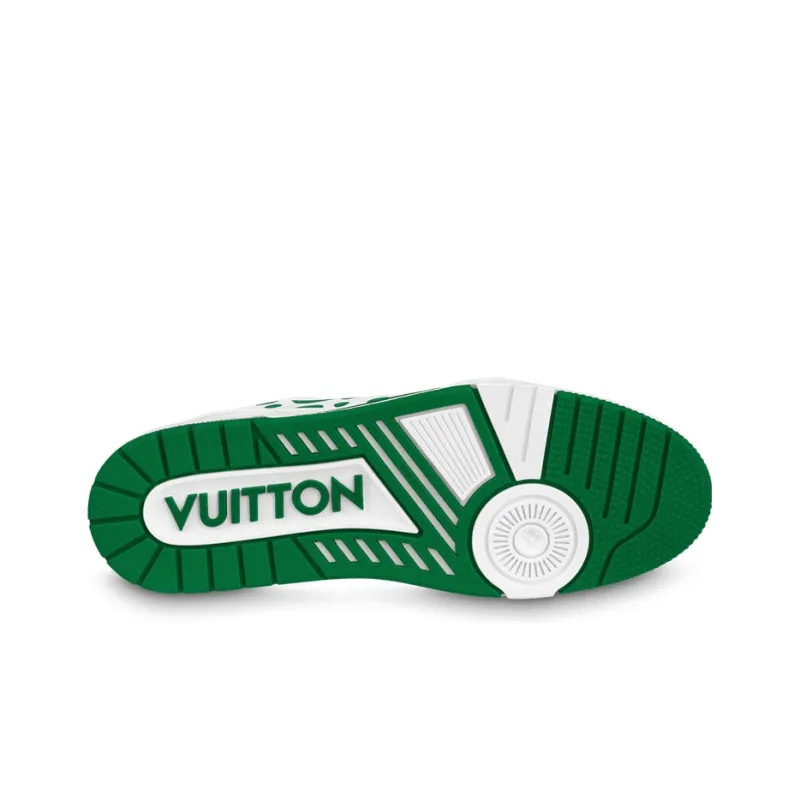 LOUIS VUITTON X Yayoi Kusama Sneaker 'White Green'-3
