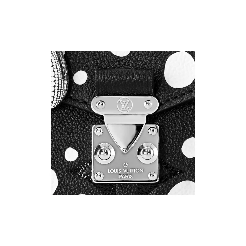 LOUIS VUITTON X Yayoi Kusama Pochette Metis Black/White-4