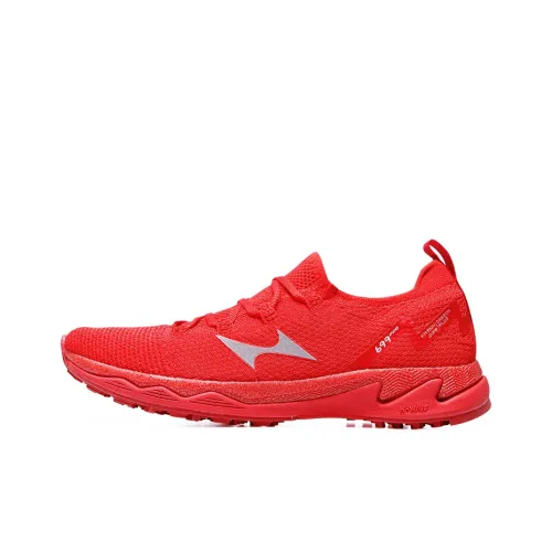 HEALTH 699pro Running Shoes Unisex Low-Top Full Score Red