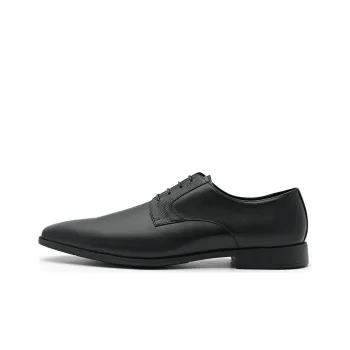 PEDRO Dress Shoes Men Low Top Black/Dark Umber