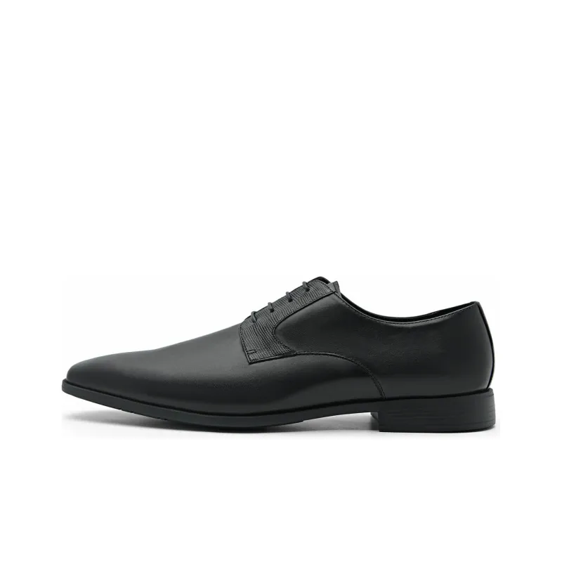 PEDRO Dress Shoes Men Low Top Black/Dark Umber-0