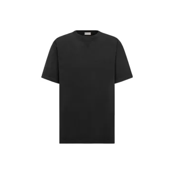 DIOR Logo Embroidered Round Neck T Shirt