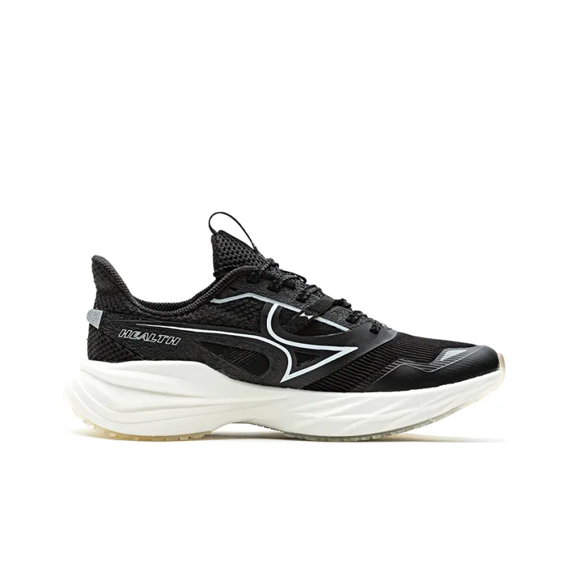 HEALTH KMR Kmrun Cushioned Slip Resistant Low Top Running Shoes Unisex Black-1