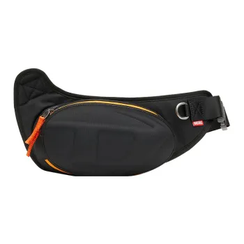 DIESEL Polyester Fanny Pack, Shoulder Bag, Crossbody Bag Men's Black