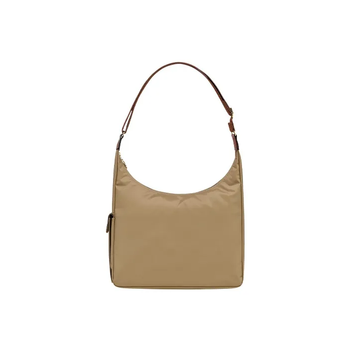 LONGCHAMP Le Pliage Canvas Crescent Moon Shoulder Bag Crossbody Bag Regular Women's Desert Yellow-2