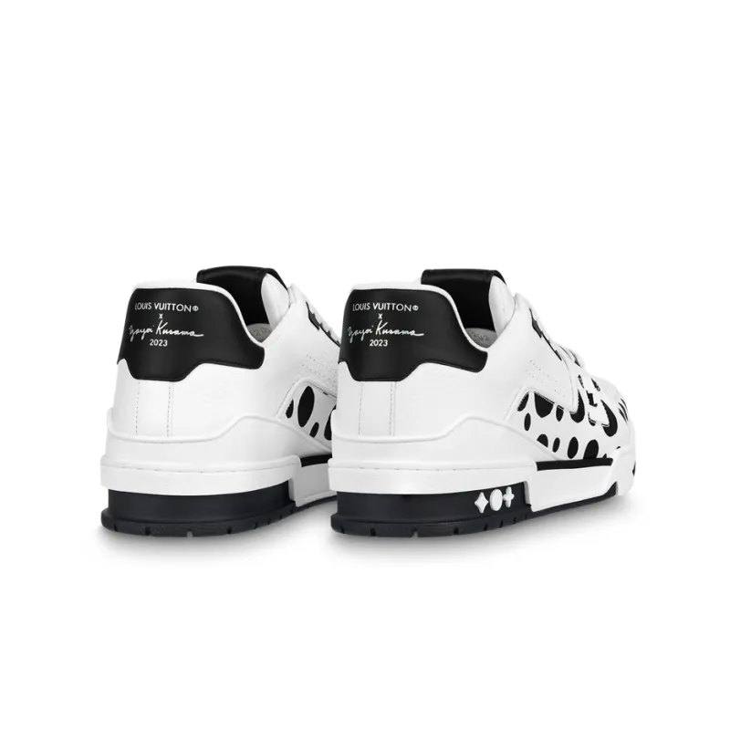 LOUIS VUITTON X Yayoi Kusama Sneaker 'White Black'-2
