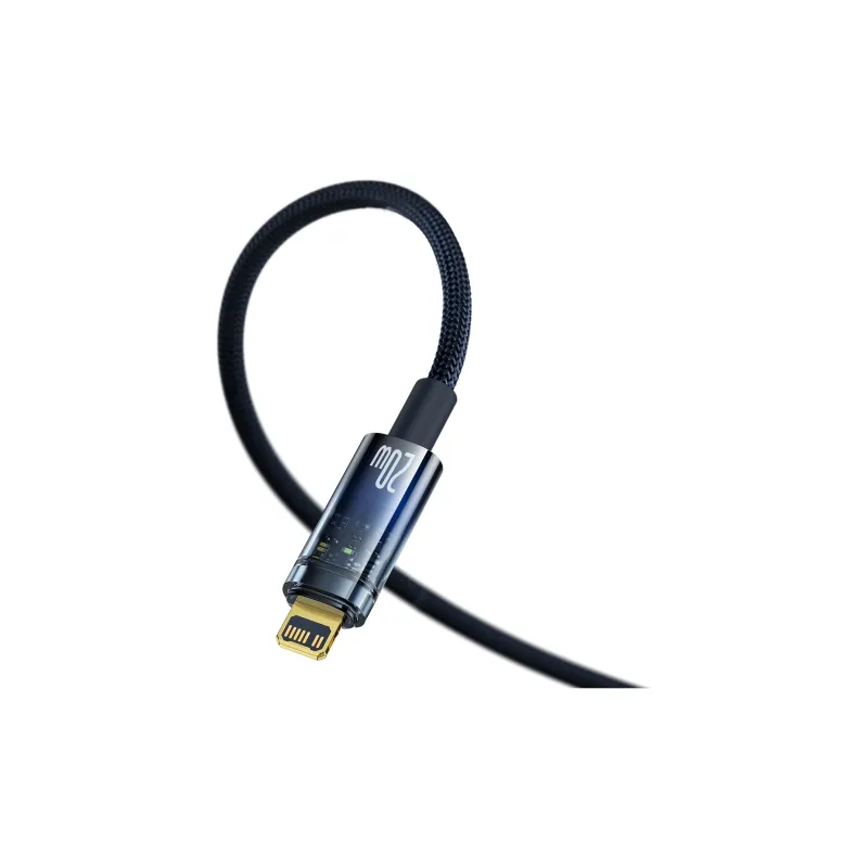 Baseus Explorer Collection Type C To Lightning Smart Power off Fast Charging Cables-6
