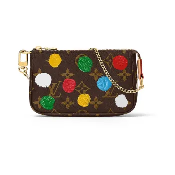 LOUIS VUITTON X Yayoi Kusama Mini Pochette Accessoires Monogram Multicolor