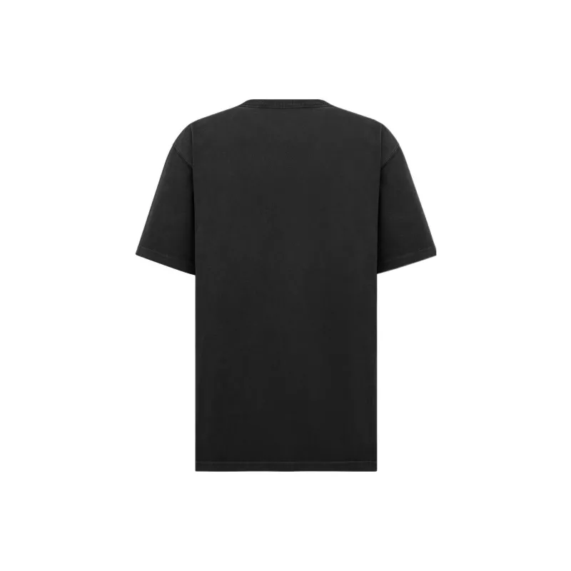 DIOR Logo Embroidered Round Neck T Shirt-1