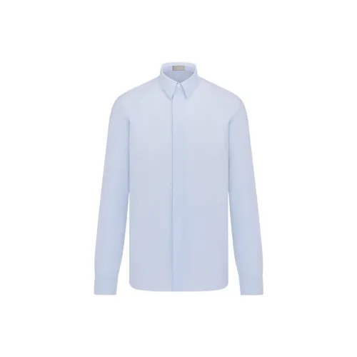 DIOR Shirts Men Light Blue