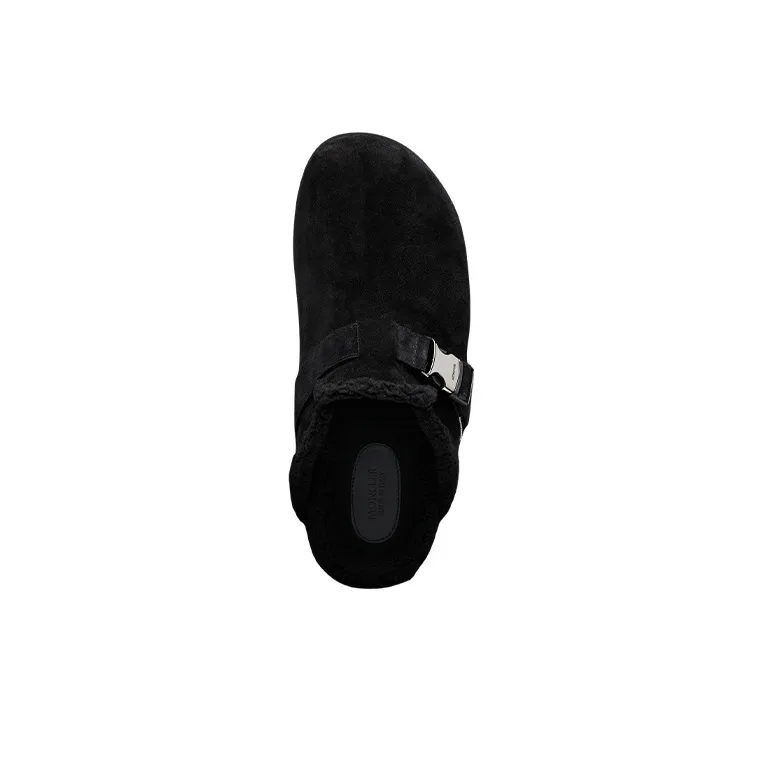 Moncler Closed Toe Slippers Men's Black-2