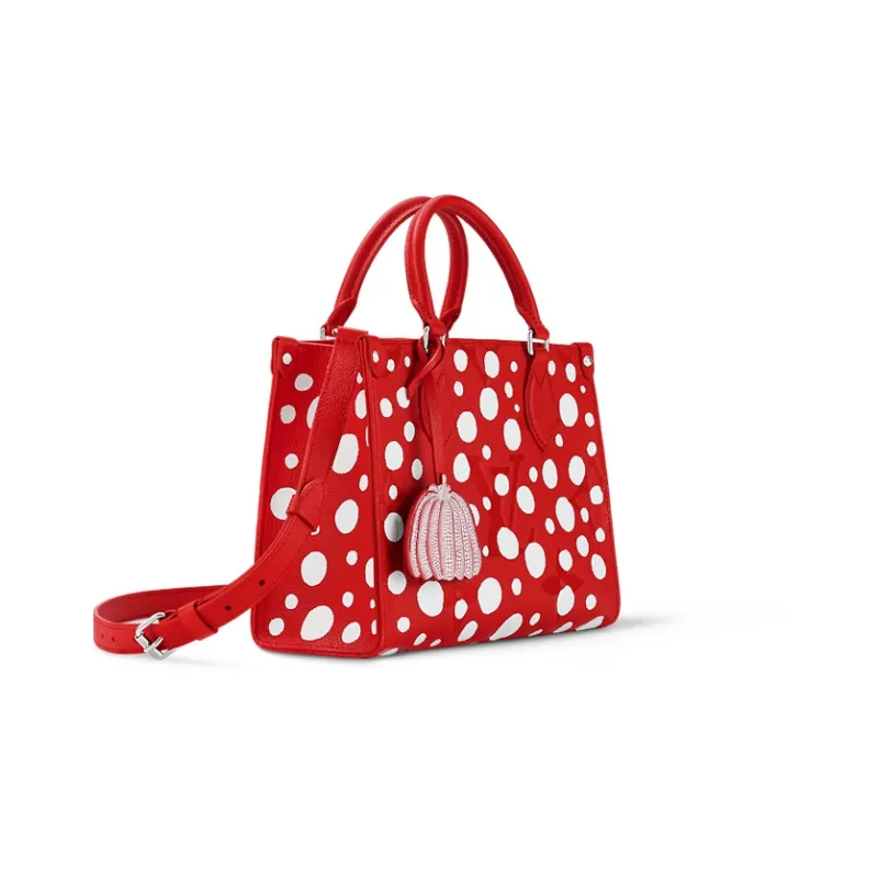 LOUIS VUITTON X Yayoi Kusama OnTheGo Pm Red/White-1