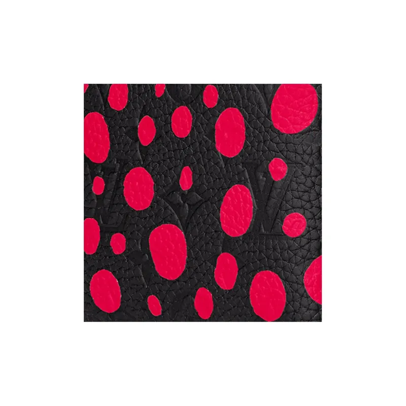 LOUIS VUITTON X Yayoi Kusama Slender Wallet Black/Red-5