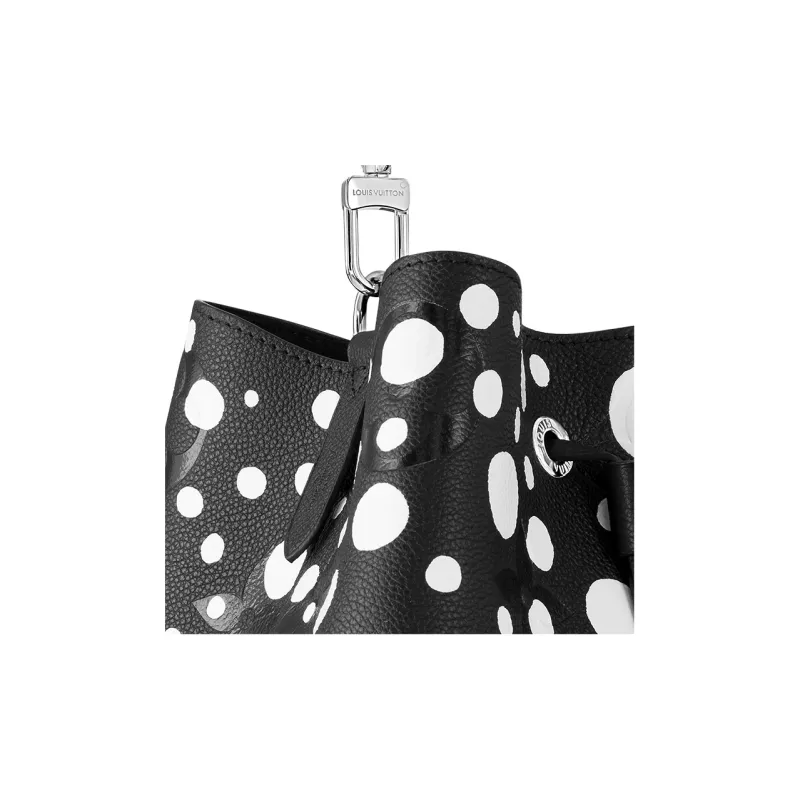 LOUIS VUITTON X Yayoi Kusama NeoNoe Mm Black/White-4