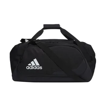 Adidas Polyester Sports Bag, Shoulder Bag, Crossbody Bag, Handbag Large Size Unisex Black