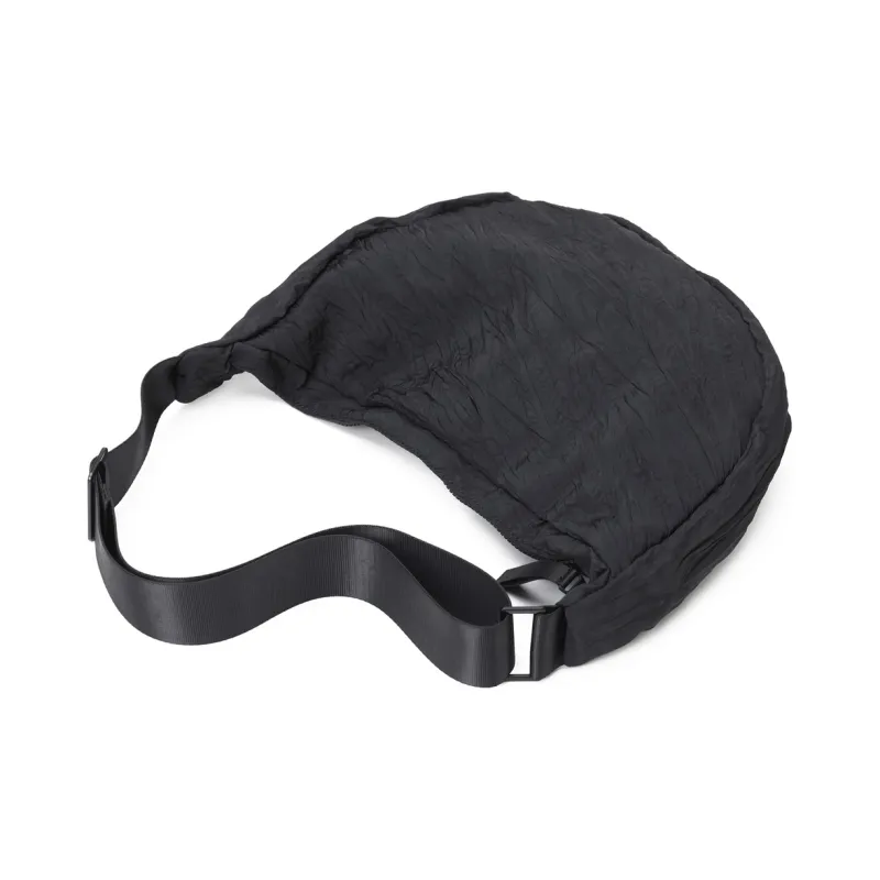 RUIGOR Fabric Dumpling Bag Shoulder Bag Crossbody Bag Regular Unisex Black-3