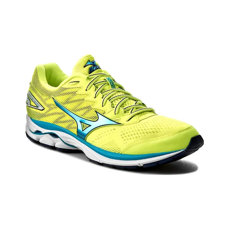 Mizuno Wave Rider 20 Low-Top Running Shoes Men's Neon Green-2