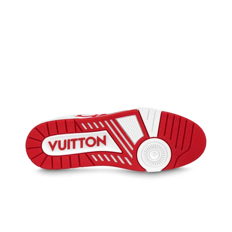 LOUIS VUITTON X Yayoi Kusama Sneaker 'White Red'-4