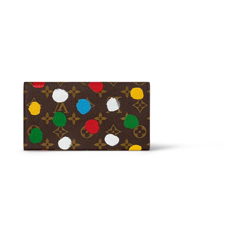 LOUIS VUITTON X Yayoi Kusama Sarah Wallet Monogram Multicolor-2