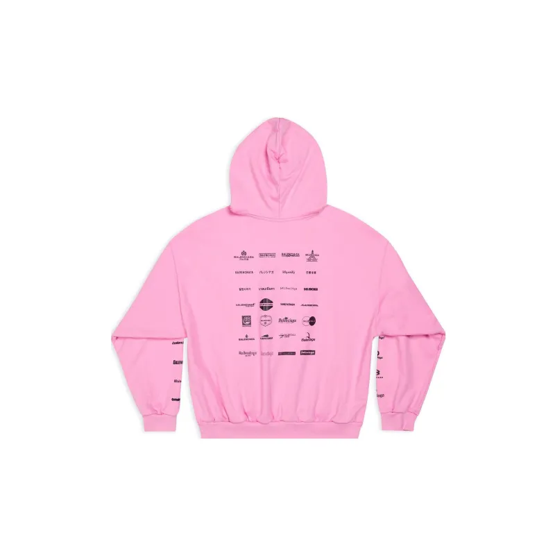 Balenciaga Sweatshirts Unisex Pink-1