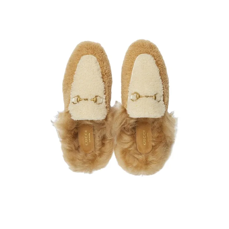 GUCCI Princetown New Year Collection Wrap toe Slippers Women's Ecru Year Of The Rabbit Limited-2