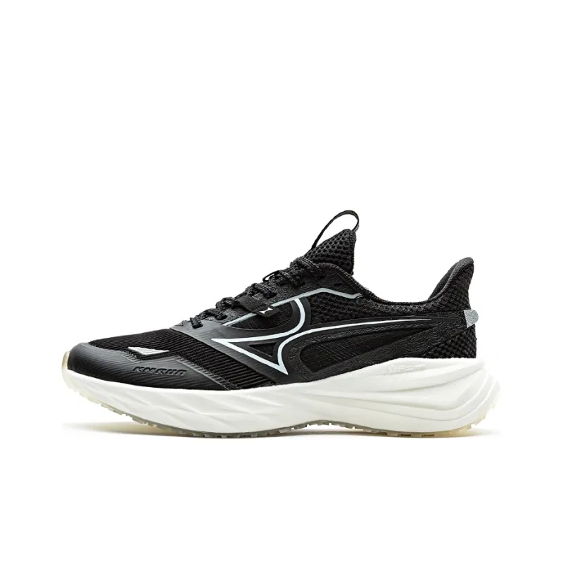 HEALTH KMR Kmrun Cushioned Slip Resistant Low Top Running Shoes Unisex Black-0