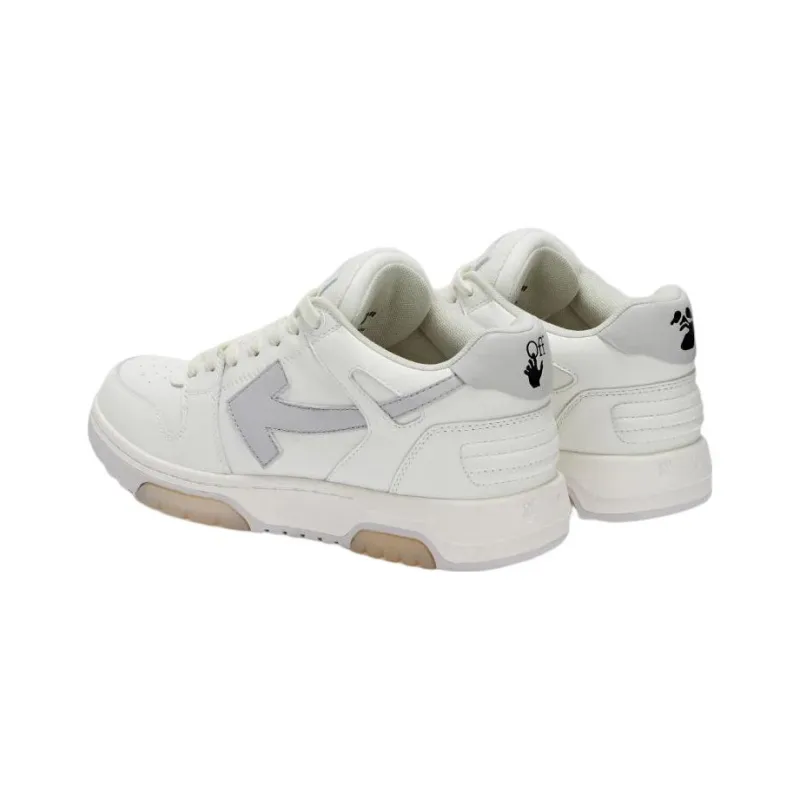 OFF WHITE Out Of Office Low Top Trainers White-4